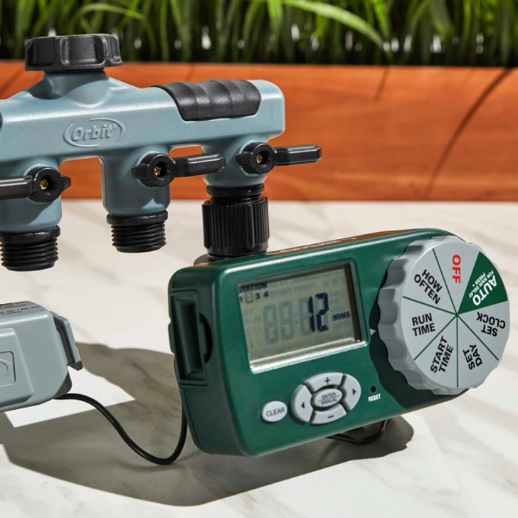 Orbit 58872N Multi-Valve Timer lawn sprinkler timer and controller