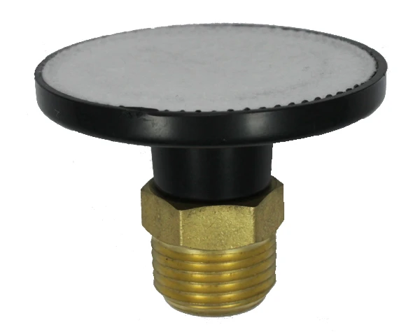 Orbit 1/2" Brass Drain Valve isolated profile with brass MPT base MPN: 51039