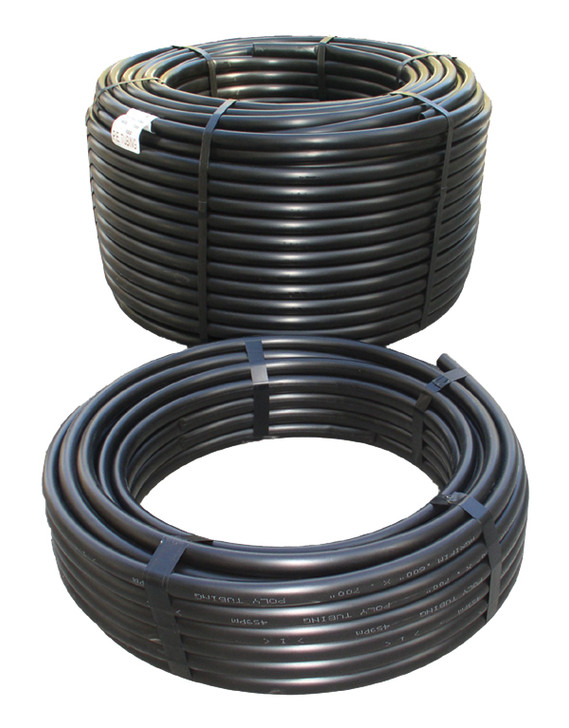 1/2" Polyethylene Mainline Tubing (0.600" ID x 0.700" OD)