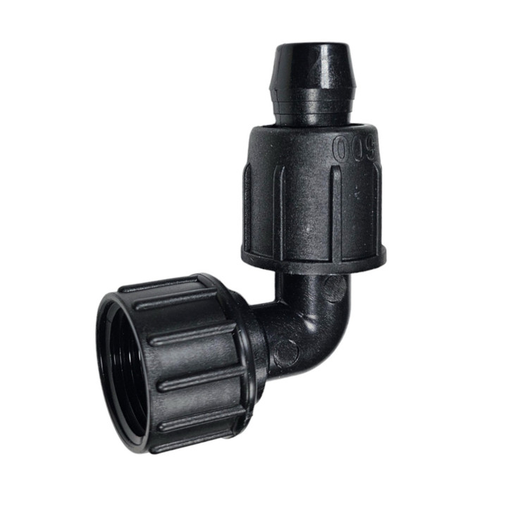Irritec 1/2" Perma-Loc x 3/4" FHT Swivel Elbow A1-HE6S