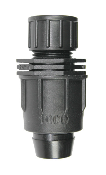 Irritec Perma-Loc 1" Male Coupling with locking nut for drip irrigation tubing MPN: ELMC1
