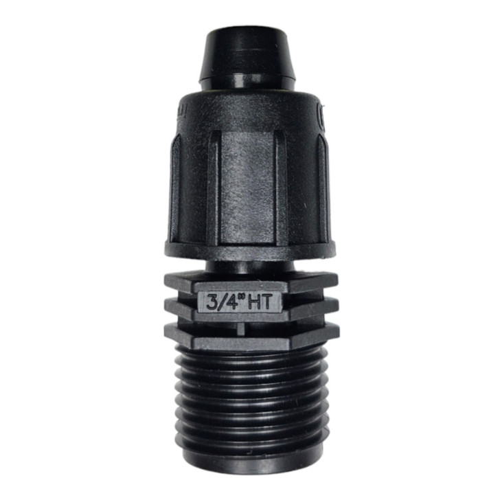 Irritec 1/2" Perma-Loc x 3/4" Male Hose Thread Adapter A1-H6HT