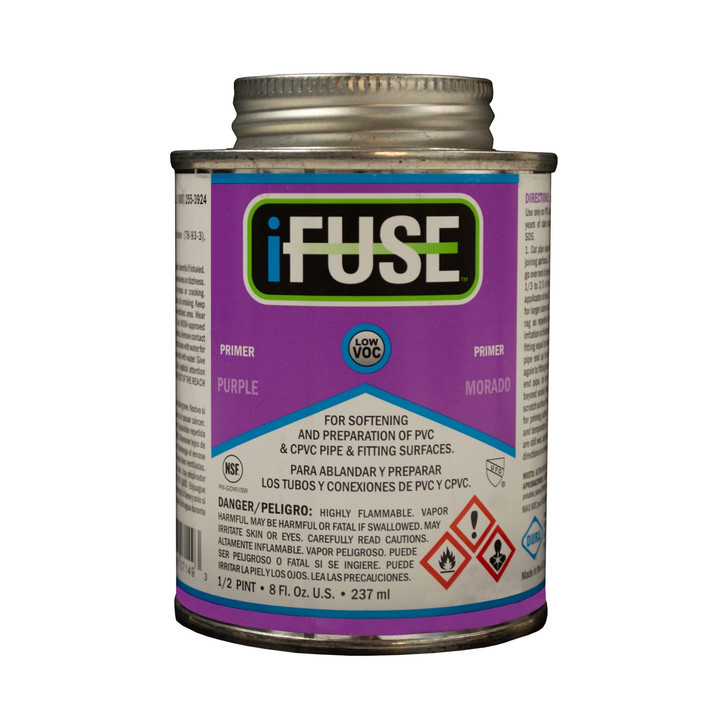 iFUSE Purple Primer 8 oz front view of metal can