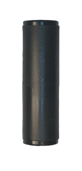 1/2" Compression Coupler for .700" OD poly tubing close-up profile MPN: 15-004
