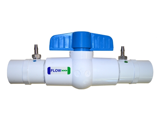 EZ-FLO Coupler with Ball Valve (FPT) - DripWorks