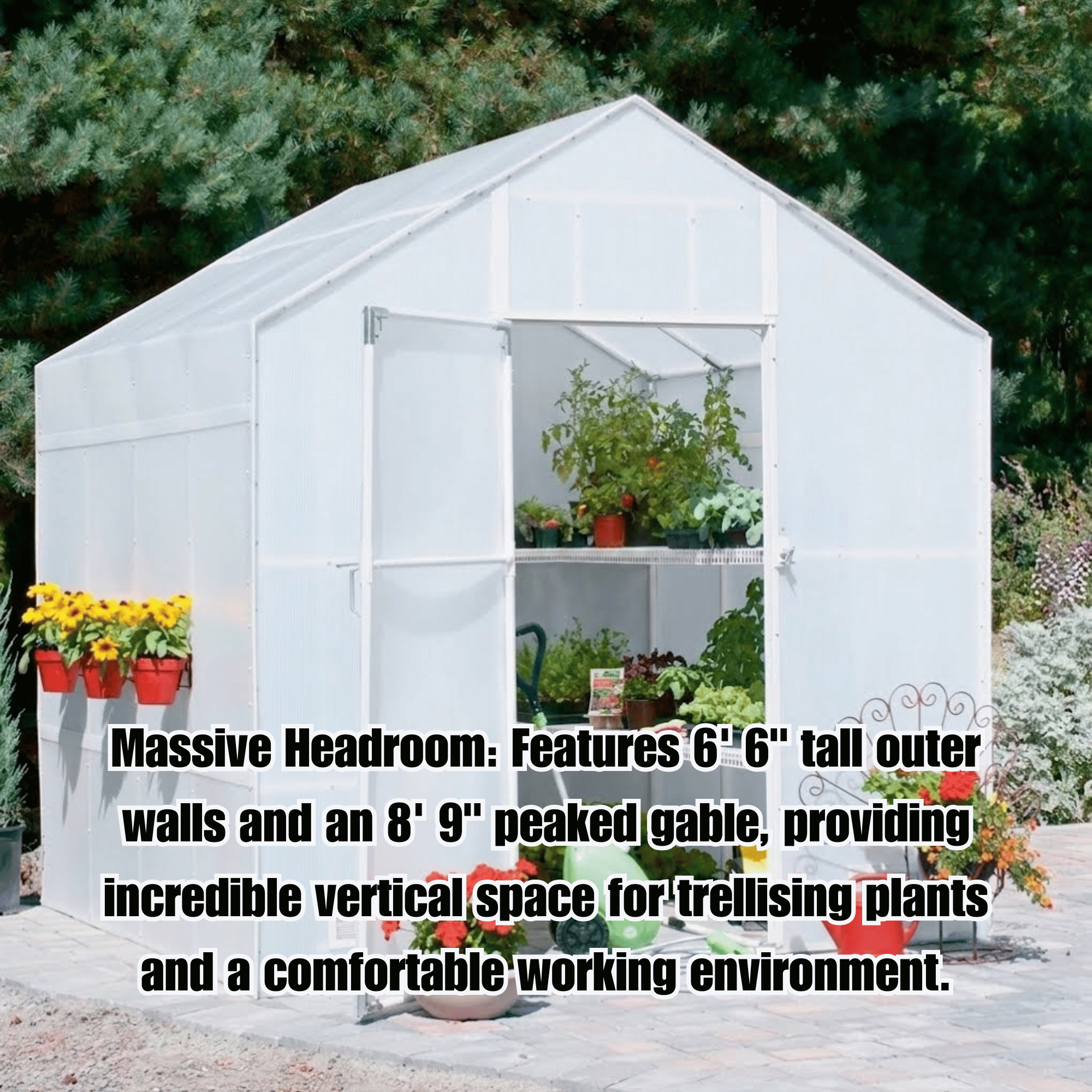 Solexx Garden Master Greenhouse | DripWorks Solexx Garden Master Greenhouse | DripWorks