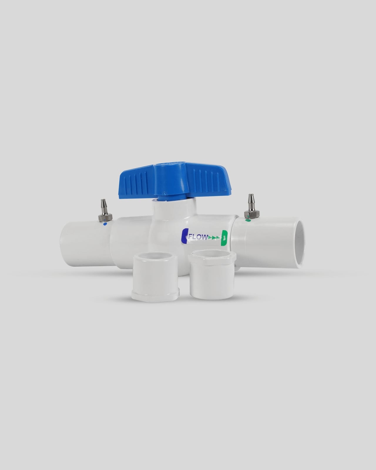 EZ-FLO Coupler with Ball Valve (PVC Slip) - DripWorks