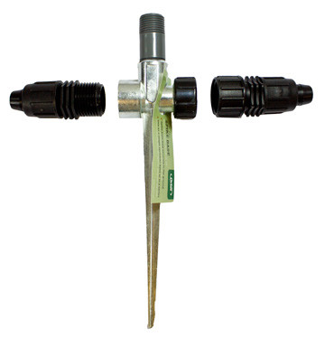 Metal Tee Stake Assembly - DripWorks