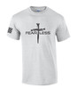 Nail Cross Fearless men's Christian tee - design view 5