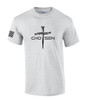 Nail Cross Chosen men's Christian tee - design view 5