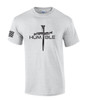 Nail Cross Humble men's Christian tee - design view 5