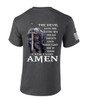 Devil Thought He'd Won men's Christian tee - design view 3