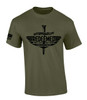 Redeemed Once Lost Now Found Chosen Blessed Forgiven men's Christian tee - design view 5