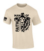 Man of Faith Corinthians 16:13 men's Christian tee - design view 5