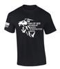 Man of God Husband Daddy Protector Hero men's Christian tee - front graphic