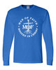 Man of Faith Rooted in Christ men's Christian long sleeve tee - design view 4