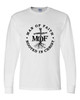 Man of Faith Rooted in Christ men's Christian long sleeve tee - design view 6