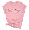 Wo With God All Things Are Possible men's Christian tee - design view 3