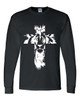 Lion of Judah Cross men's Christian long sleeve tee - design view 3