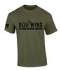 Mens Christian Tshirt God Wins I've Read The Final Chapter Short Sleeve T-shirt