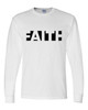 Faith Block Letters Jesus men's Christian long sleeve tee - design view 6