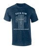 Seek Him With Your Whole Heart men's Christian tee - design view 3