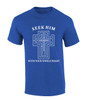 Seek Him With Your Whole Heart men's Christian tee - design view 5