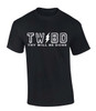 Thy Will Be Done Lighning Bolt men's Christian tee - front graphic