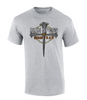 Father's Day Man Of God Crown Cross Husband And Dad men's Christian tee - design view 4
