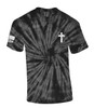 Grunge Cross Crest Design Jesus men's Christian tee - design view 3
