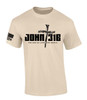 John 3:16 For God So Loved The World Nail Cross Jesus men's Christian tee - design view 9