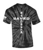 Saved By Grace Cross Jesus men's Christian tee - design view 3