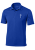 Trenz Shirt Company Mens Christian Polo Embroidered Cross Golf Polo