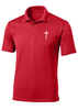 Trenz Shirt Company Mens Christian Polo Embroidered Cross Golf Polo