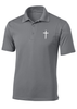 Trenz Shirt Company Mens Christian Polo Embroidered Cross Golf Polo