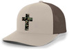 Trenz Shirt Company Mens Cross Hat Christian Camo Cross Mesh Back Trucker Hat