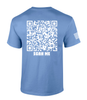You Are A Gift To This World QR Code men's Christian tee - front graphic