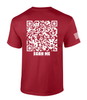 You Are Stronger Than Your Struggles QR Code men's Christian tee - design view 4