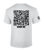 You Are Loved More Than You Know QR Code men's Christian tee - design view 4
