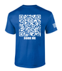 You Are Deserving Of Happiness QR Code men's Christian tee - design view 3