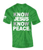 Know Jesus Know Peace men's Christian tee - design view 10