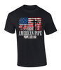 American Made Pope Leo XIV EST. 2025 Design men's Christian tee - front graphic