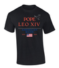 American Made Pope Leo XIV EST. 2025 Design men's Christian tee - design view 3
