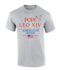 American Made Pope Leo XIV EST. 2025 Design men's Christian tee - design view 6