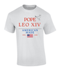 American Made Pope Leo XIV EST. 2025 Design men's Christian tee - design view 7
