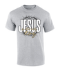 Fear Not Jesus Is The Only King, Thorn Crown Design men's Christian tee - design view 6