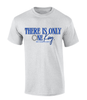 Fear Not There Is Only One King, His Name Is Jesus Design men's Christian tee - design view 3