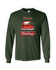 Happy Holidays Holly Jolly Truck Christmas men's Christian long sleeve tee - design view 7
