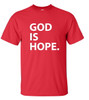 God Is Hope men's Christian tee - design view 4
