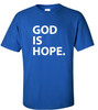 God Is Hope men's Christian tee - design view 5